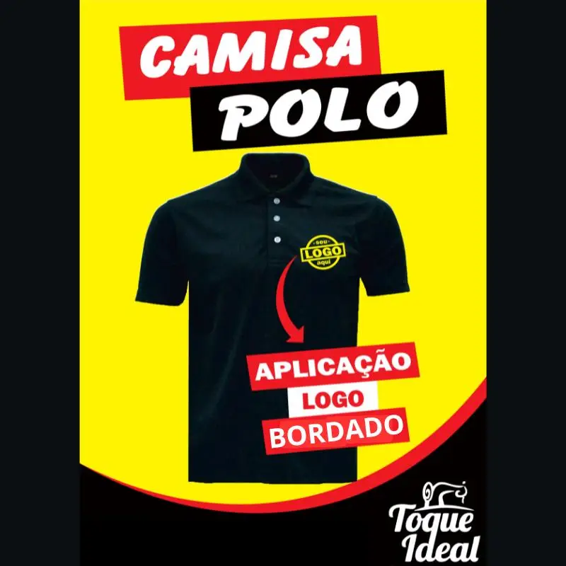 Imagem ilustrativa de Bordar camiseta polo